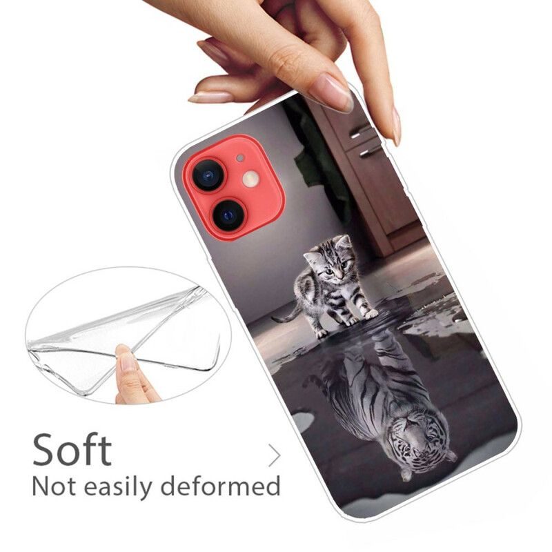 Hoesje iPhone 13 Mini Ernest De Tijger Bescherming Hoesje
