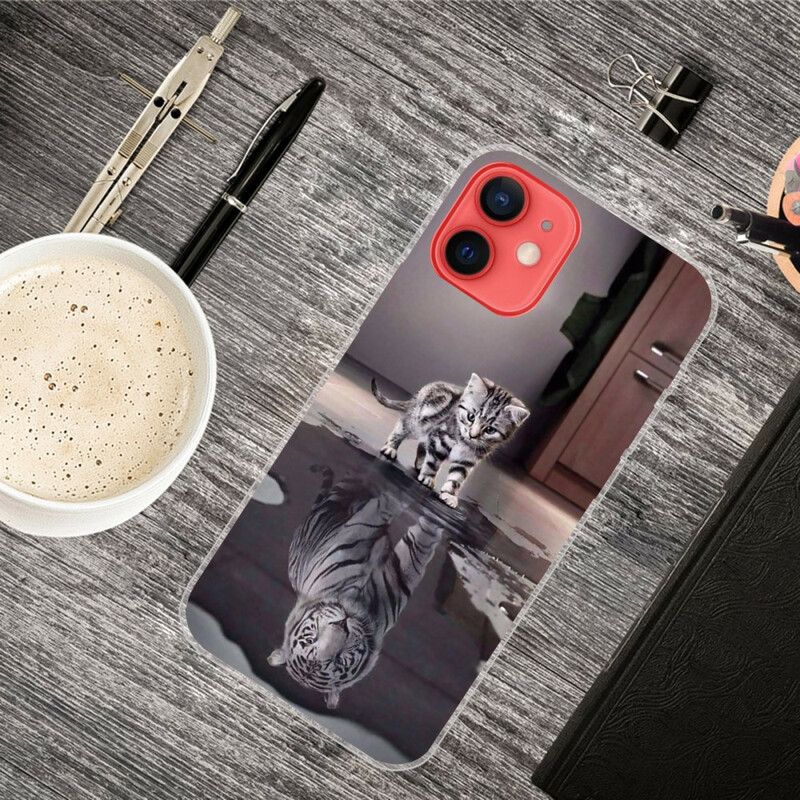Hoesje iPhone 13 Mini Ernest De Tijger Bescherming Hoesje