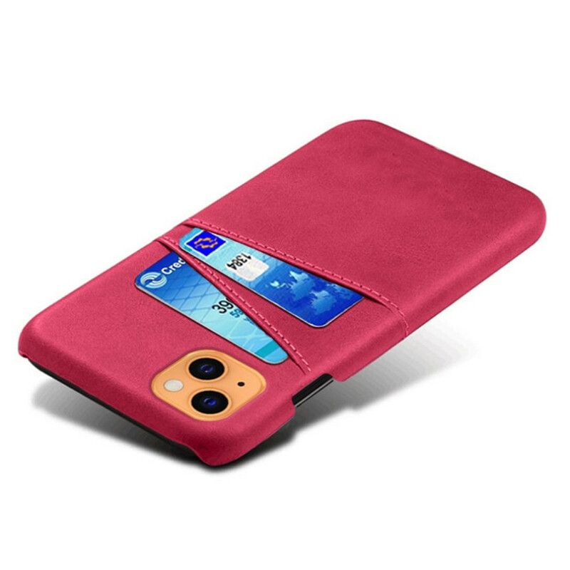 Hoesje iPhone 13 Mini Ksq-kaarthouder