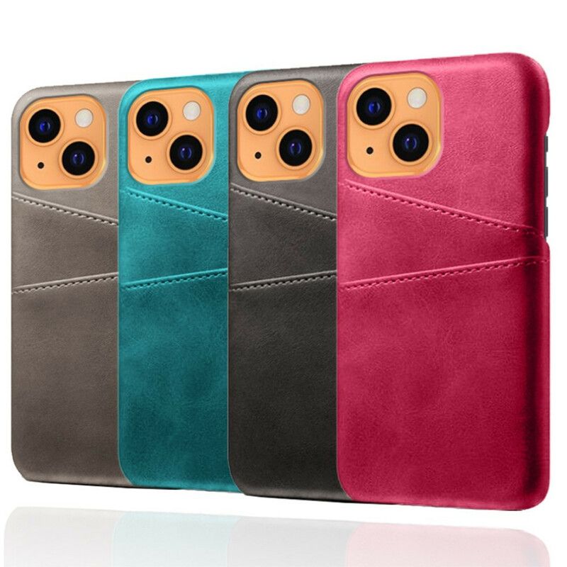 Hoesje iPhone 13 Mini Ksq-kaarthouder