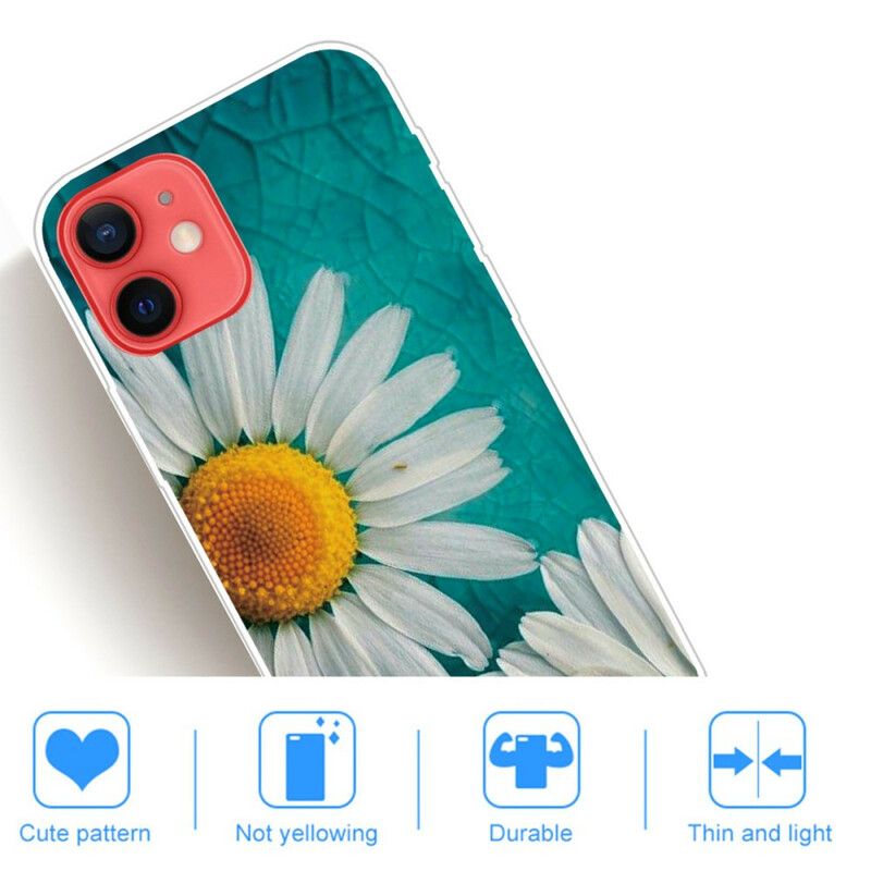 Hoesje iPhone 13 Mini Margriet Bescherming Hoesje