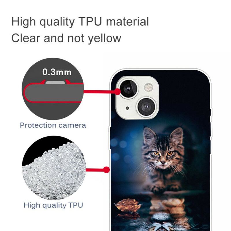 Hoesje iPhone 13 Mini Mijn Tijger