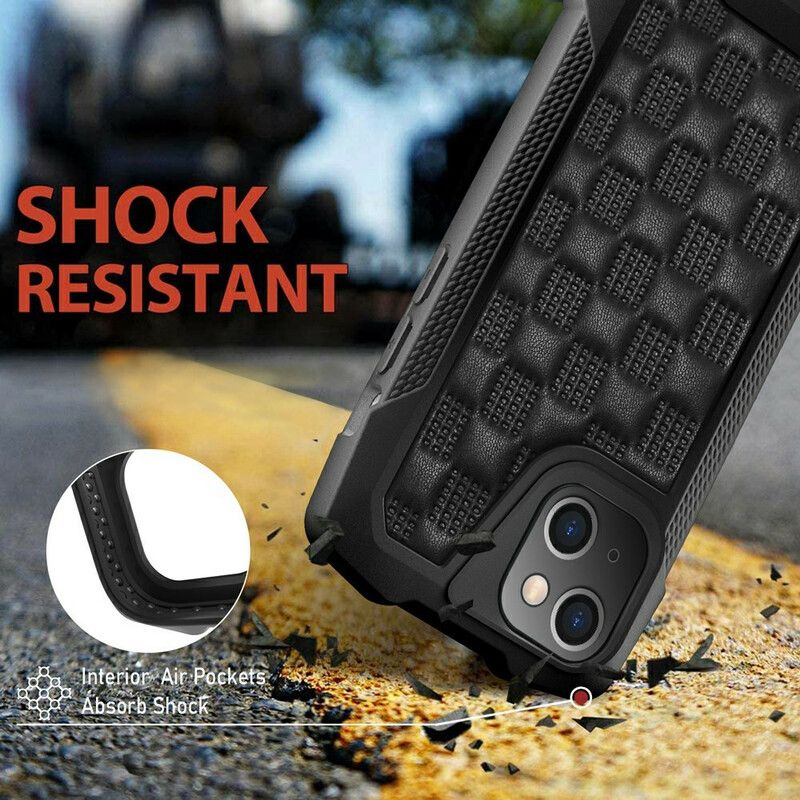Hoesje iPhone 13 Mini Versterkte Hoeken In Gewatteerde Stijl