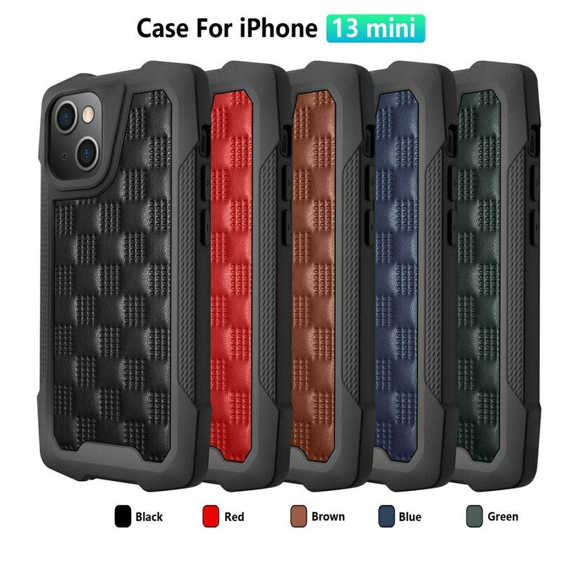 Hoesje iPhone 13 Mini Versterkte Hoeken In Gewatteerde Stijl