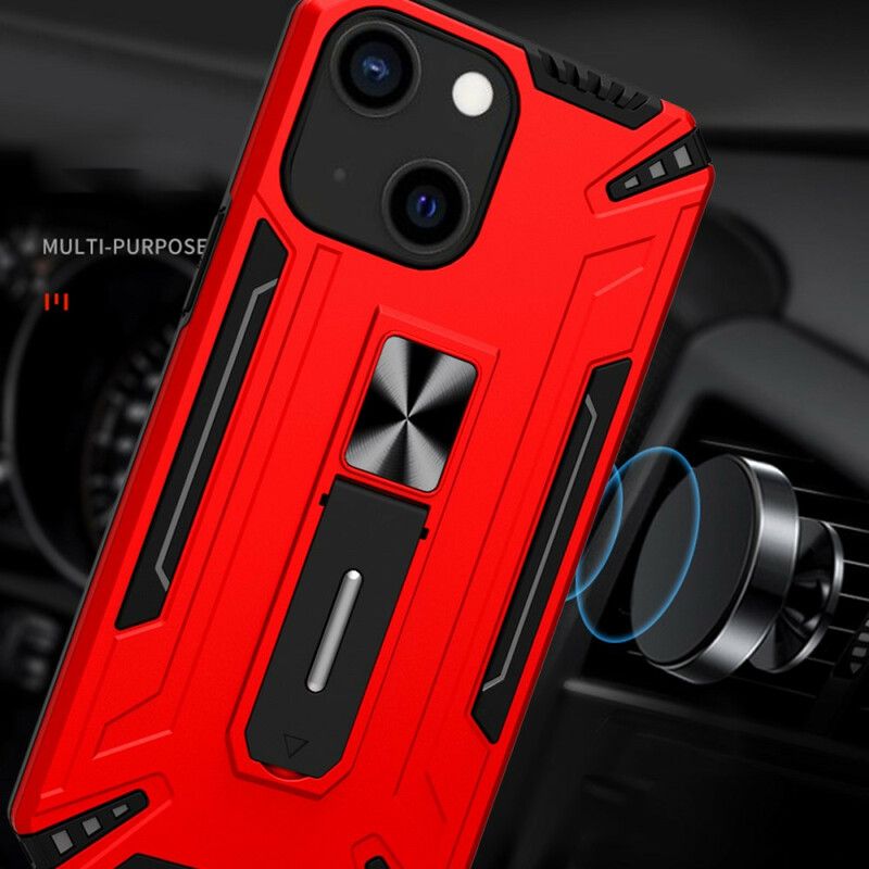 Hoesje iPhone 13 Mini Verticale En Horizontale Verwijderbare Steun