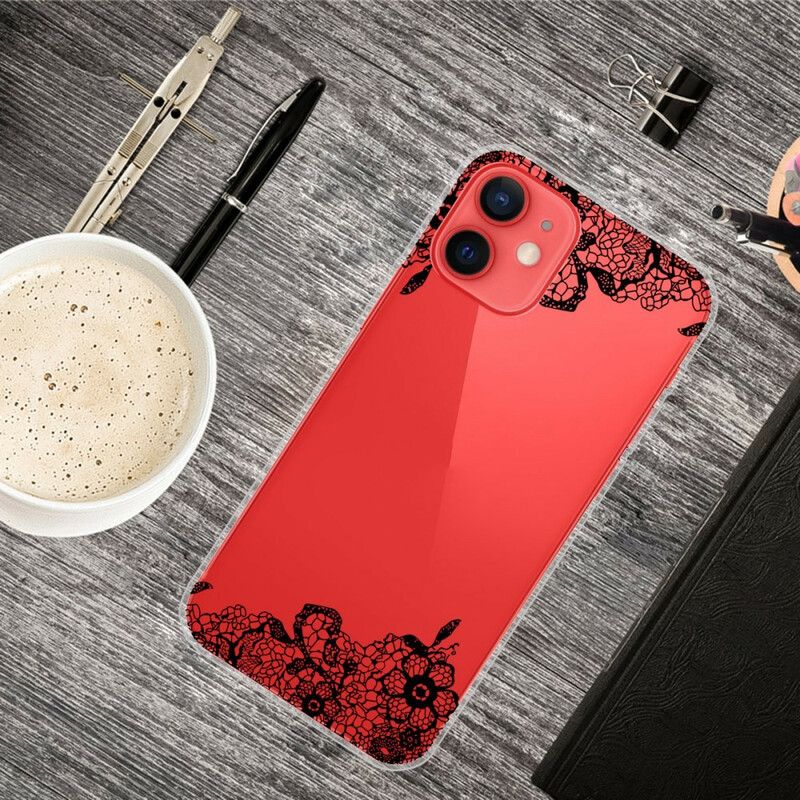 Hoesje Voor iPhone 13 Mini Fijn Kant
