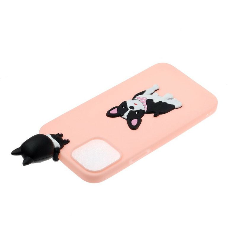 Hoesje Voor iPhone 13 Mini Flavien De Hond 3d