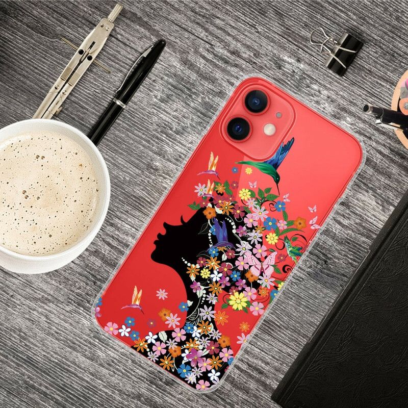Hoesje Voor iPhone 13 Mini Mooie Bloemhoofd