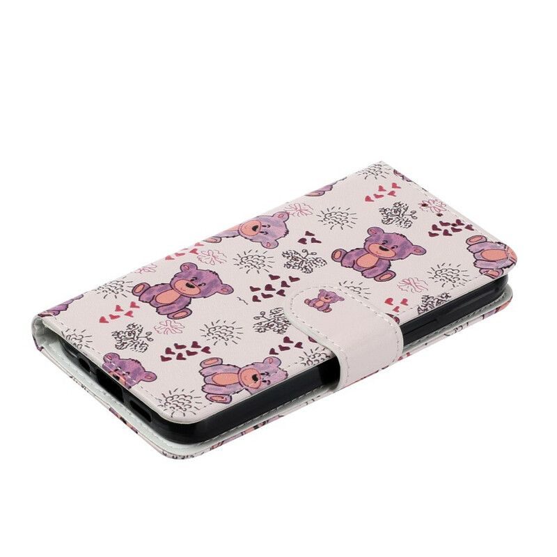 Leren Hoesje iPhone 13 Mini Alleen Beren