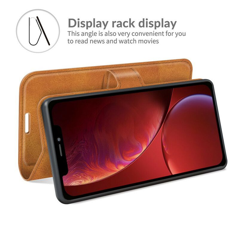 Leren Hoesje iPhone 13 Mini Stijl Lederen Ontwerp