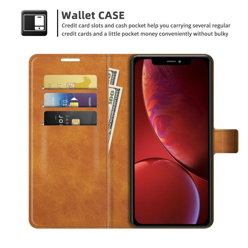 Leren Hoesje iPhone 13 Mini Stijl Lederen Ontwerp