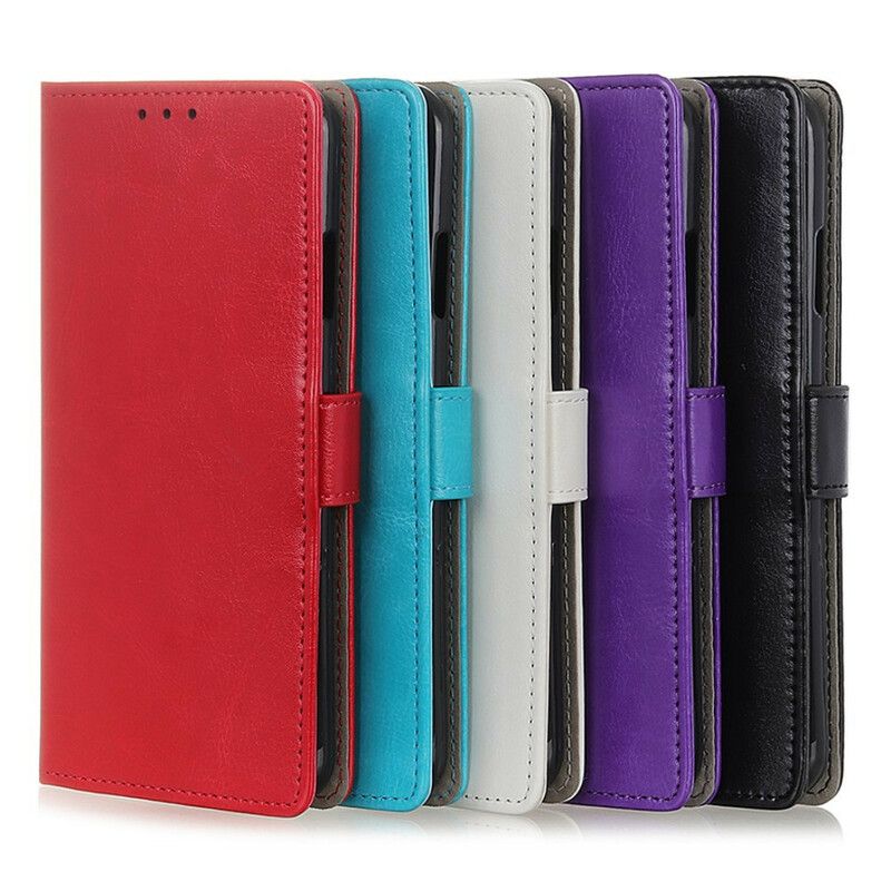 Leren Hoesje Voor iPhone 13 Mini Klassiek Kunstleer