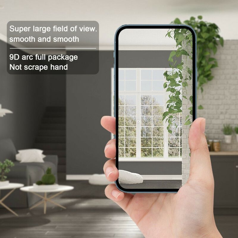 Zwarte Rand Gehard Glas Screenprotector iPhone 13 Mini