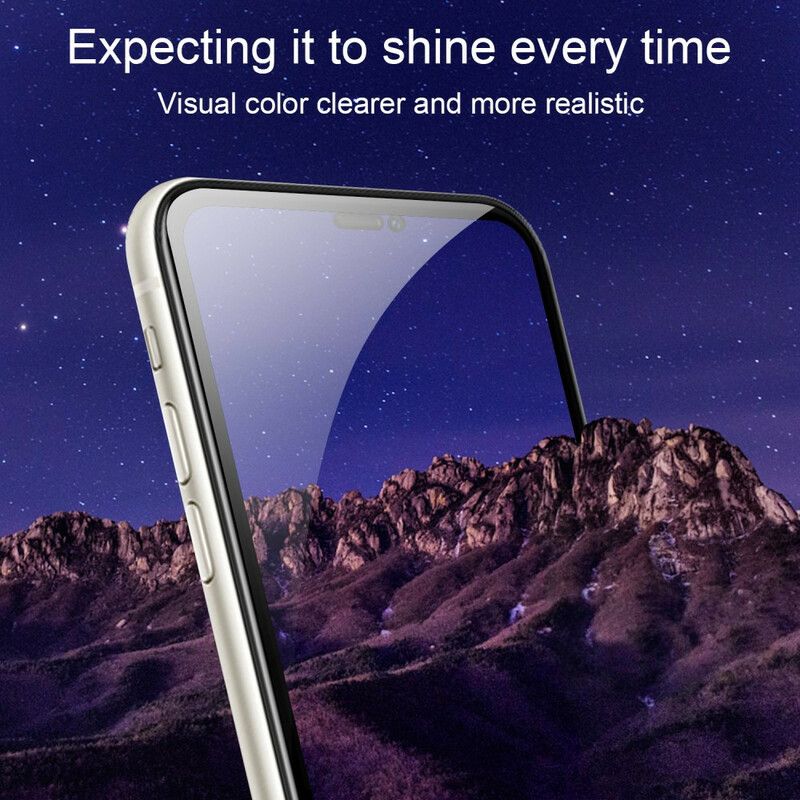 Zwarte Rand Gehard Glas Screenprotector iPhone 13 Mini