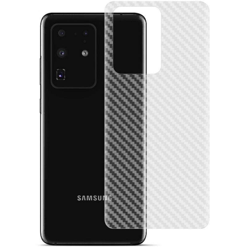 Achterfolie Samsung Galaxy S20 Ultra Carbon Imak Stijl