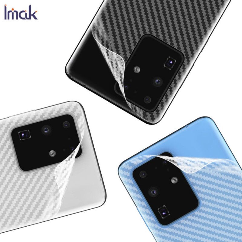 Achterfolie Samsung Galaxy S20 Ultra Carbon Imak Stijl