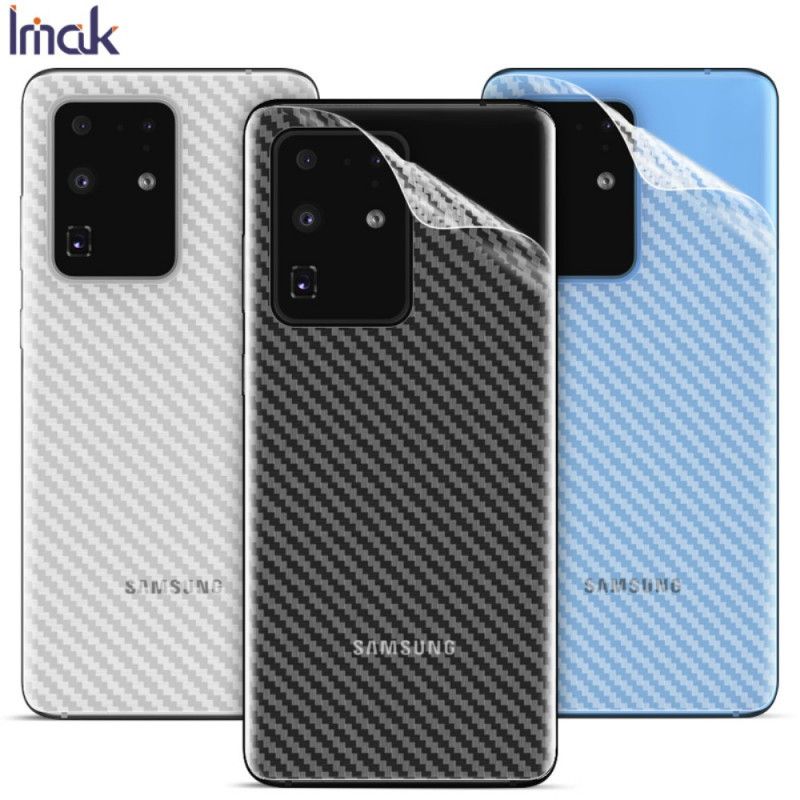 Achterfolie Samsung Galaxy S20 Ultra Carbon Imak Stijl