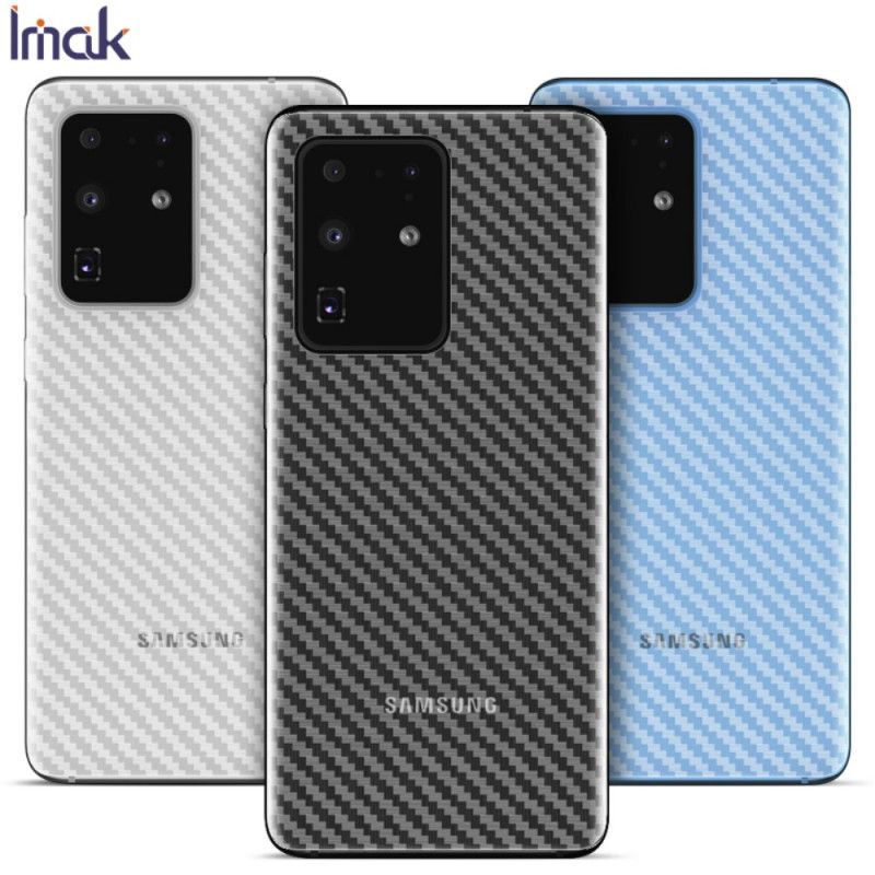 Achterfolie Samsung Galaxy S20 Ultra Carbon Imak Stijl