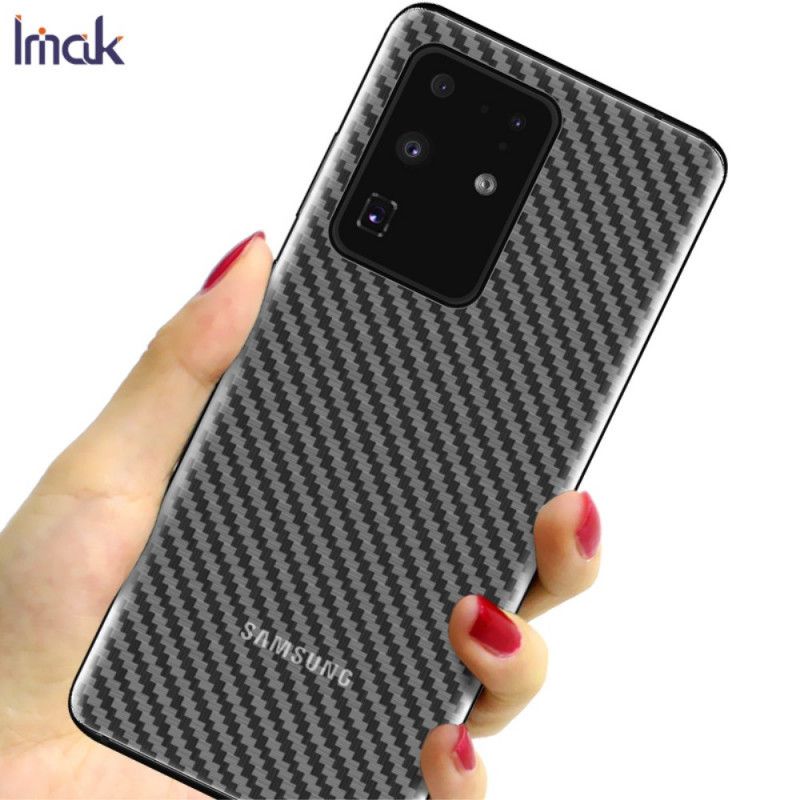Achterfolie Samsung Galaxy S20 Ultra Carbon Imak Stijl