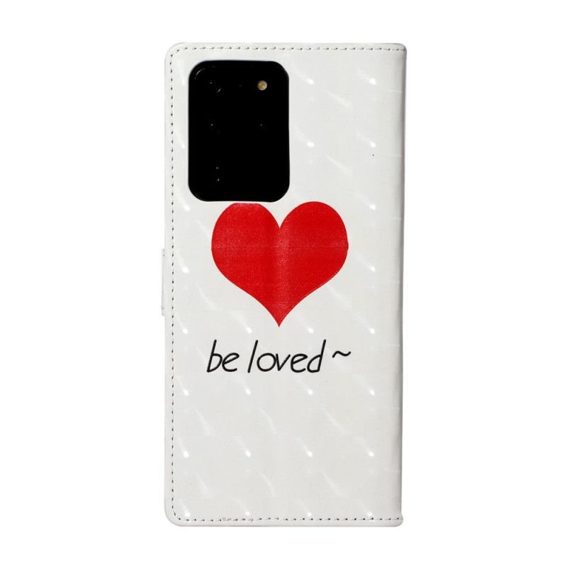 Cover Folio-hoesje Samsung Galaxy S20 Ultra Telefoonhoesje Bijv. Bemind Worden