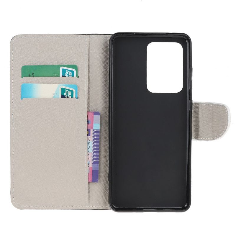 Cover Folio-hoesje Samsung Galaxy S20 Ultra Telefoonhoesje Gevaarlijke Beer