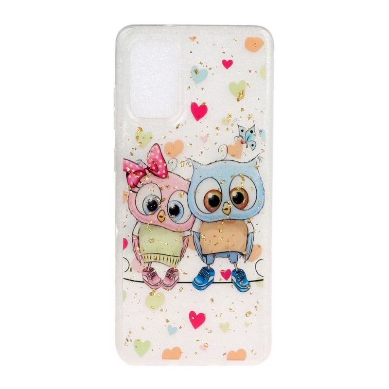 Hoesje Samsung Galaxy S20 Ultra Telefoonhoesje Schattige Uilen