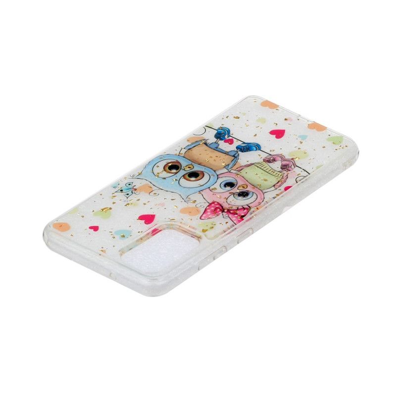 Hoesje Samsung Galaxy S20 Ultra Telefoonhoesje Schattige Uilen