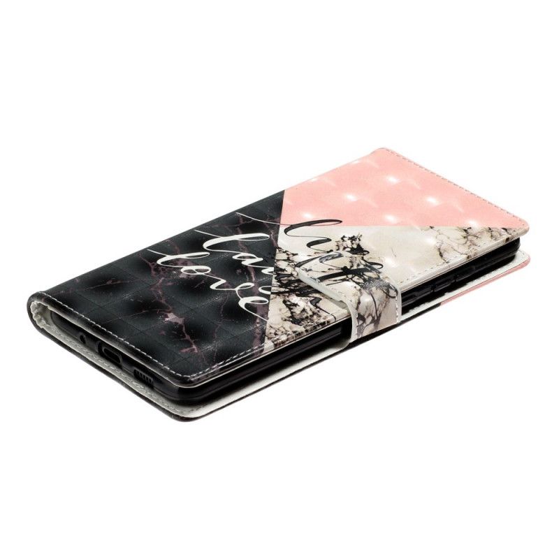 Leren Hoesje Samsung Galaxy S20 Ultra Leven Lachen Liefde