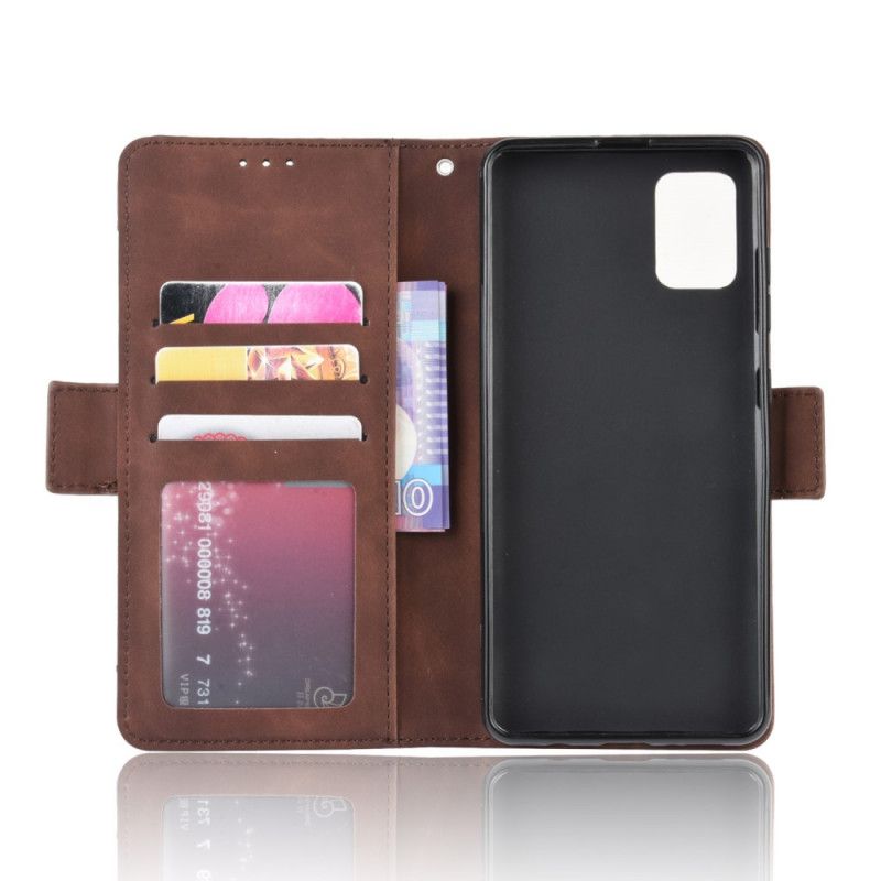 Leren Hoesje Samsung Galaxy S20 Ultra Rood Zwart Telefoonhoesje Eerste Klas Multikaart