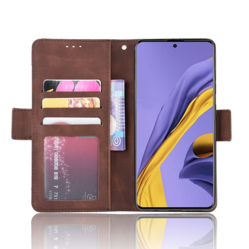 Leren Hoesje Samsung Galaxy S20 Ultra Rood Zwart Telefoonhoesje Eerste Klas Multikaart