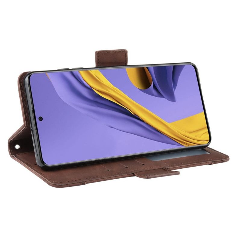 Leren Hoesje Samsung Galaxy S20 Ultra Rood Zwart Telefoonhoesje Eerste Klas Multikaart