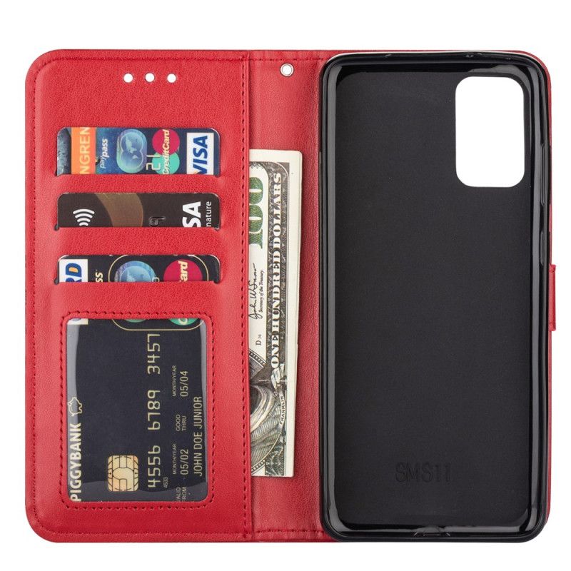 Leren Hoesje Samsung Galaxy S20 Ultra Roségoud Buitengewone Mandala Met String