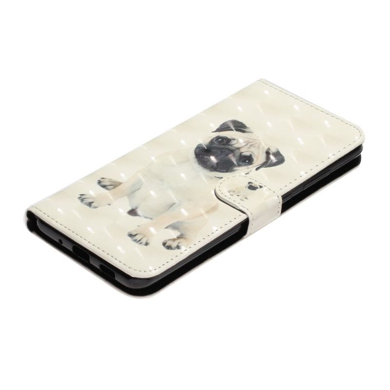 Leren Hoesje voor Samsung Galaxy S20 Ultra Hondenlichtspots Met Riem