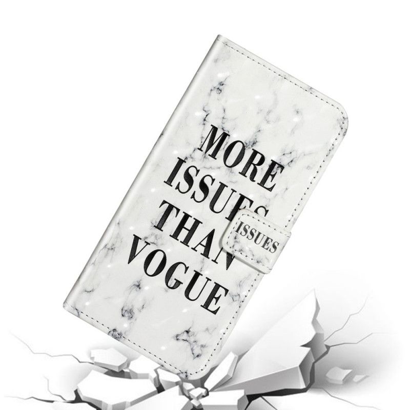 Leren Hoesje voor Samsung Galaxy S20 Ultra Meer Problemen Dan Mode