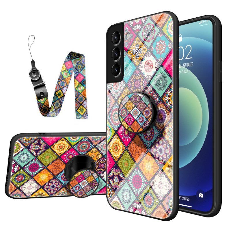 Hoesje voor Samsung Galaxy S22 5G Lapwerk Magnetische Houder