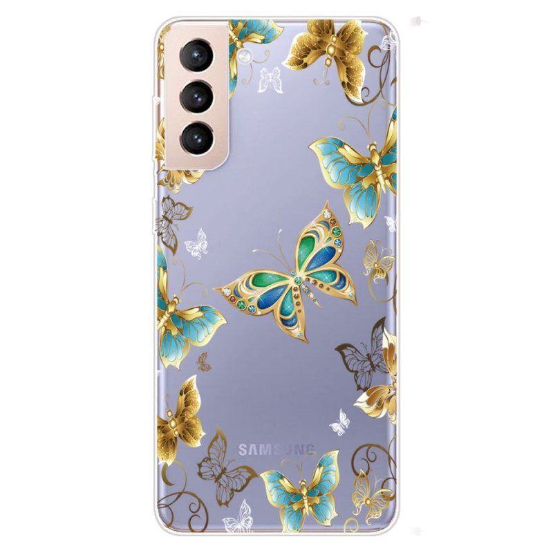 Hoesje voor Samsung Galaxy S22 5G Ontwerp Vlinders