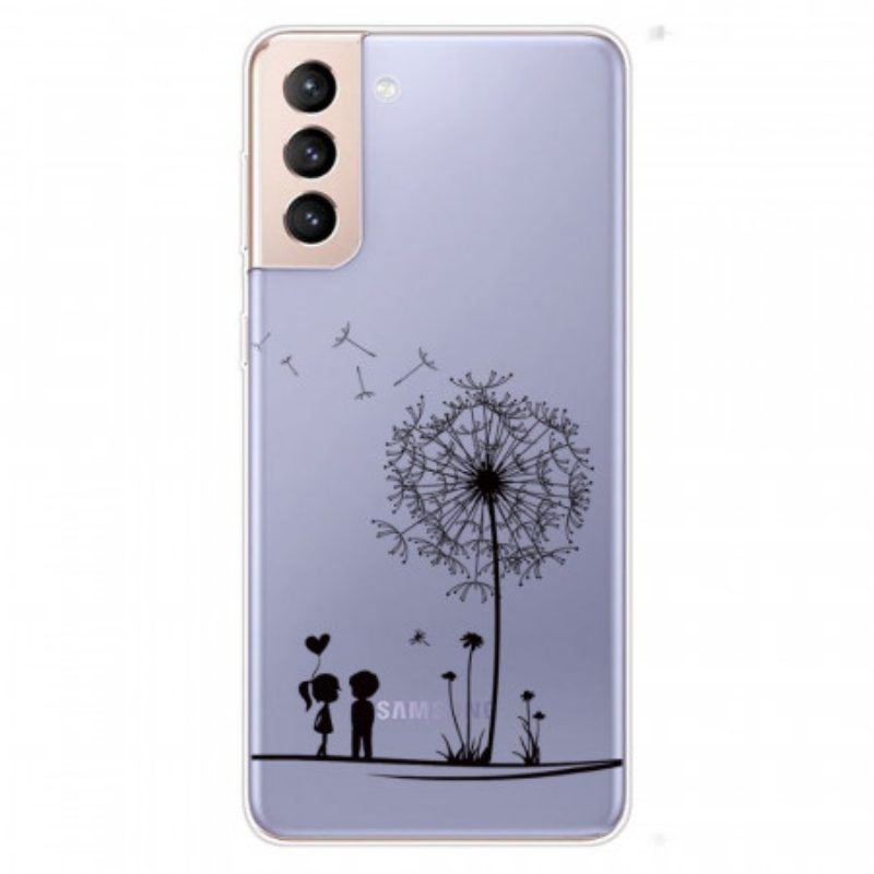 Hoesje voor Samsung Galaxy S22 5G Paardebloem Liefde