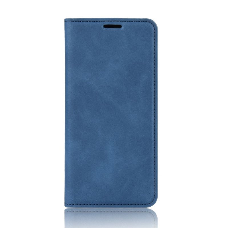 Folio-hoesje voor ThinQ LG G8S ThinQ Grijs Zwart Chic Leereffect