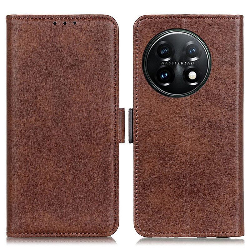 Folio-hoesje voor OnePlus 11 5G Flip Case Dubbele Klep