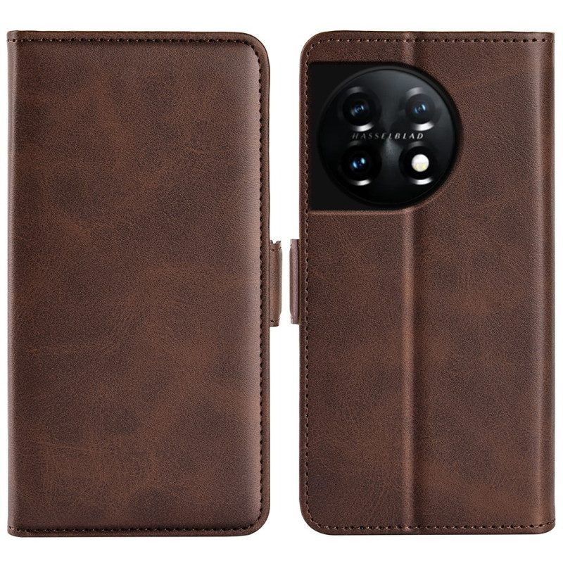 Folio-hoesje voor OnePlus 11 5G Flip Case Dubbele Klep