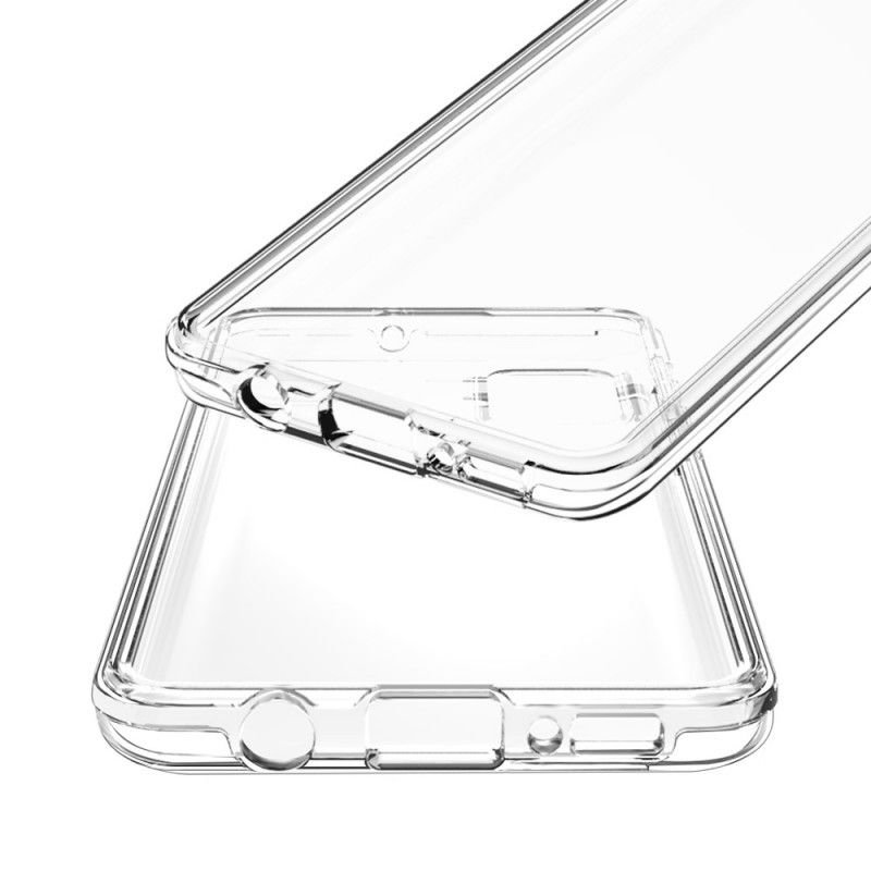 Case Hoesje Samsung Galaxy A71 Telefoonhoesje Transparant Voorkant Achterkant