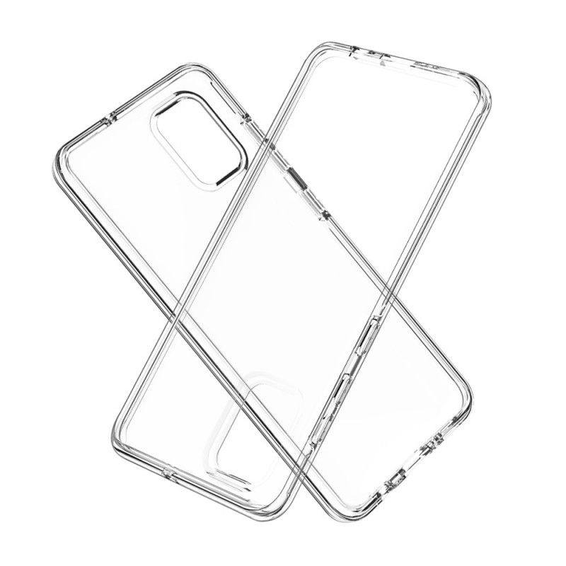 Case Hoesje Samsung Galaxy A71 Telefoonhoesje Transparant Voorkant Achterkant