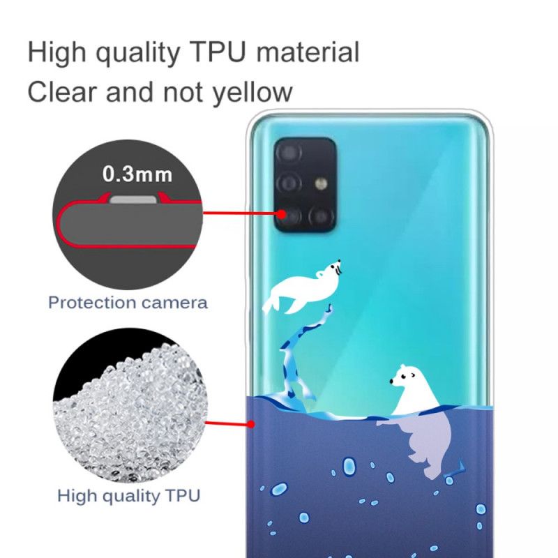 Case Hoesje Samsung Galaxy A71 Telefoonhoesje Zeespelen