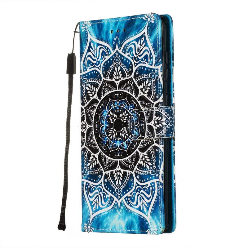 Cover Folio-hoesje Samsung Galaxy A71 Telefoonhoesje Mandala In De Lucht