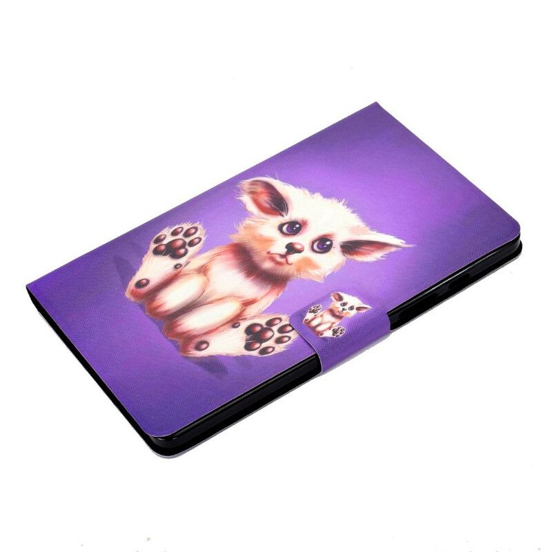Bescherming Hoesje Samsung Galaxy Tab A7 Lite Grappige Kat