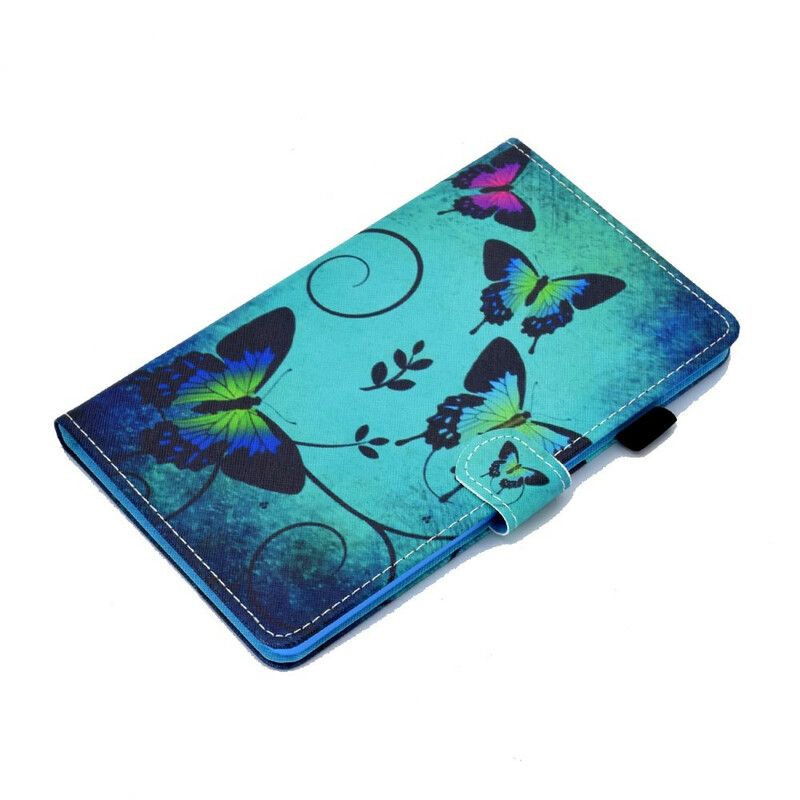 Bescherming Hoesje Samsung Galaxy Tab A7 Lite Unieke Vlinders