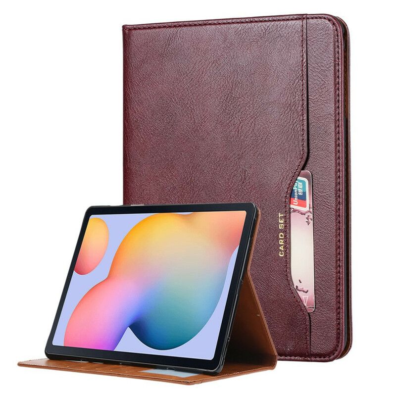 Cover Samsung Galaxy Tab A7 Lite Kaartenset Bescherming Hoesje