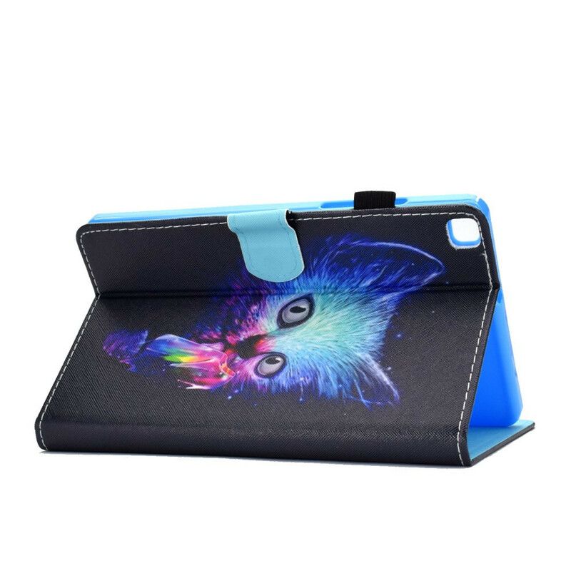 Flip Case Leren Samsung Galaxy Tab A7 Lite Psycho Kat