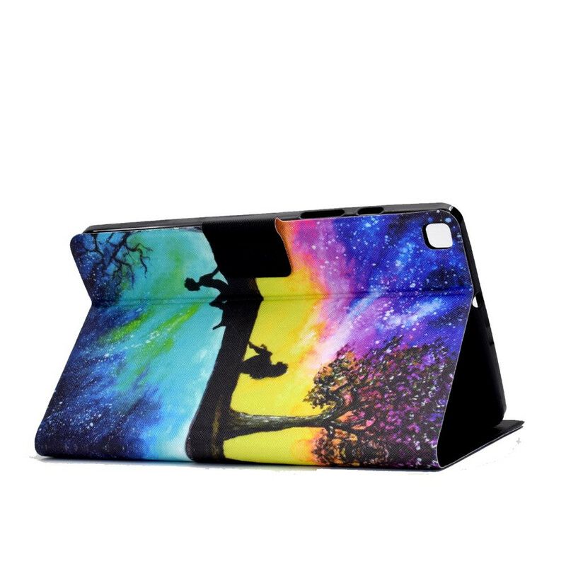Folio-hoesje Samsung Galaxy Tab A7 Lite Mijmerij Onder De Boom