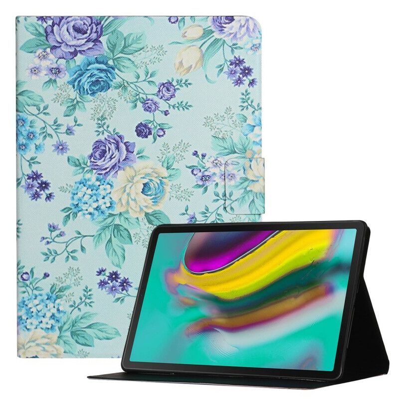 Folio-hoesje Samsung Galaxy Tab A7 Lite Telefoonhoesje Bloemen Bloemen Bloemen